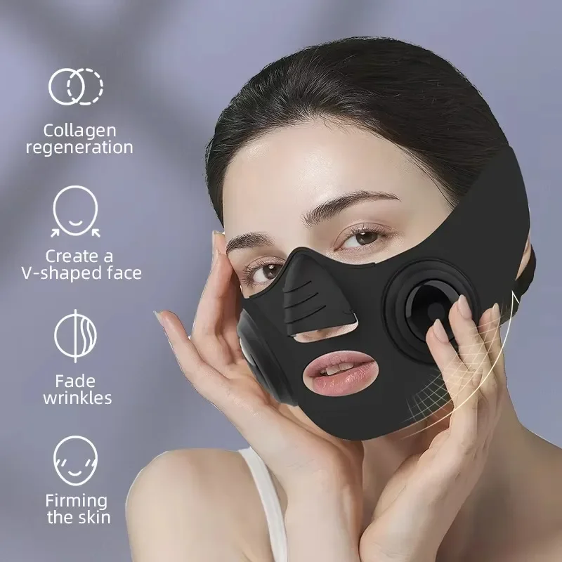 EMS V-line Face Lifting Massager Facial Slimming Mask Anti Wrinkle Double Chin Reducer Cheek Lift Up Belt Faces Beauty Devices