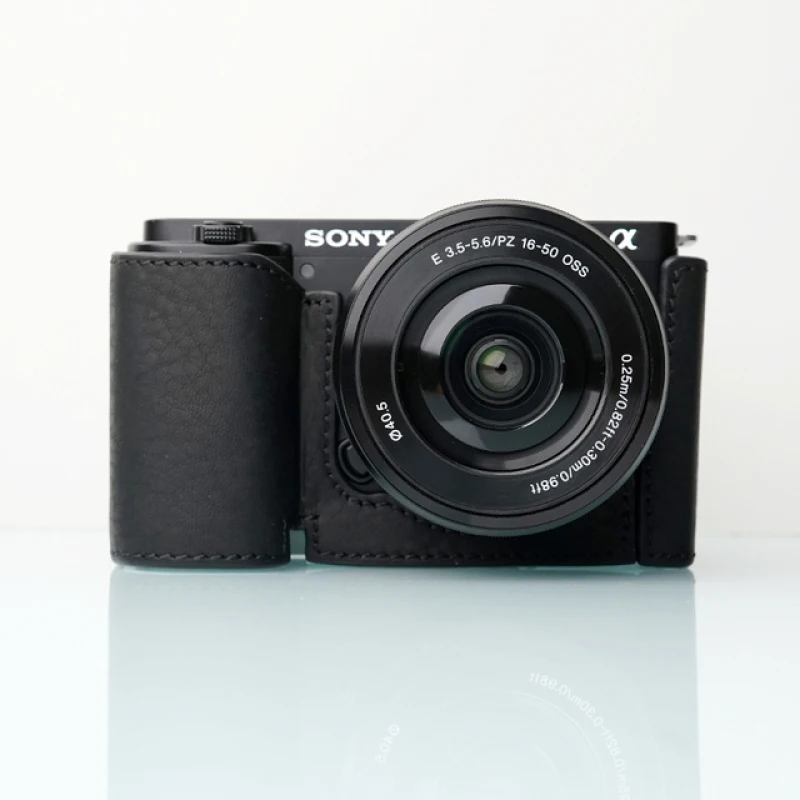 Accessori Per Cover In Vera Pelle Fatti A Mano Sony Zv-E10 Accessori Canon Custodia Per Fotocamera Bolsa Sony Zve10