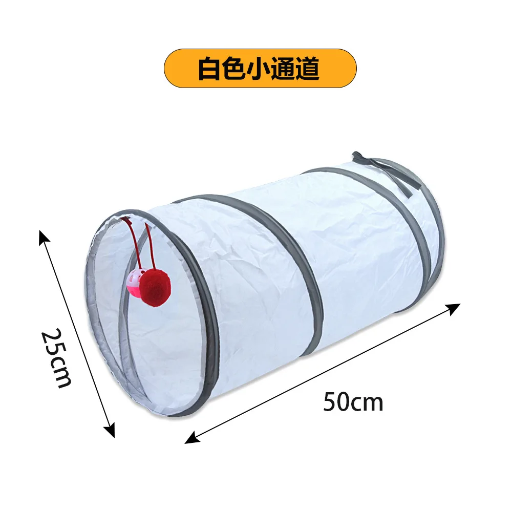 Katzentunnel, faltbar, für Haustiere, Katzenspielzeug, Kätzchen, Haustiertraining, interaktives Spaßspielzeug, Tunnel, gelangweilt, für Welpen, Kätzchen, Kaninchen, Spieltunnelschlauch