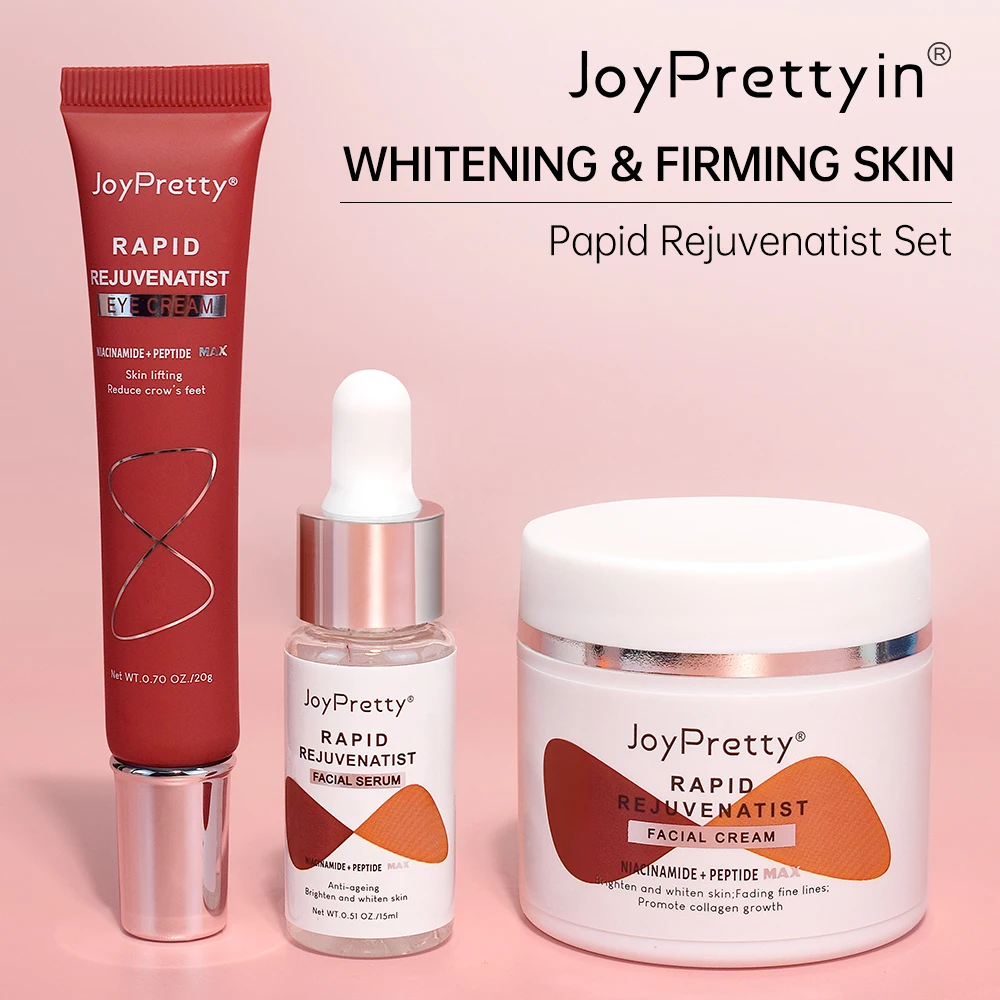 Skin Care Set Rejuvenate Whitening Cream Wrinkle Serum Emulsions Eye Dark Circle Remove