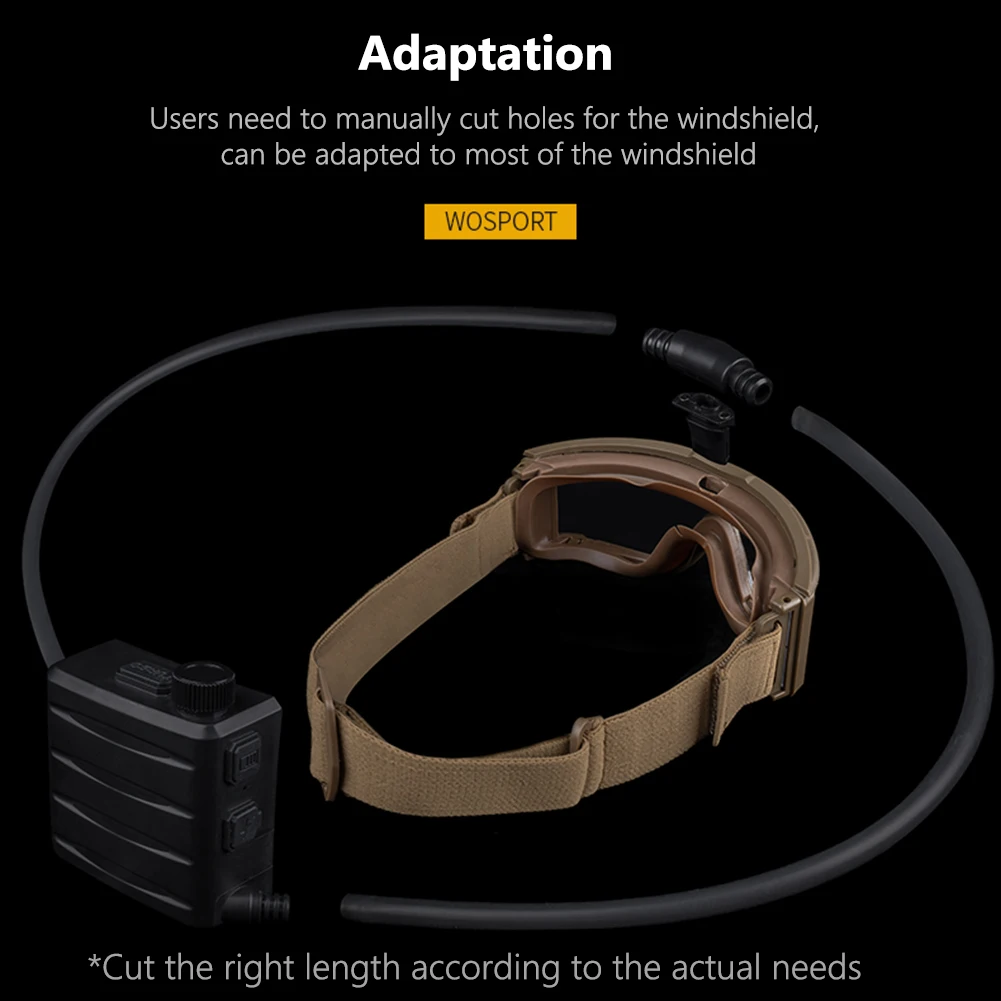 Magnetic Defogging Fan TYPE-C Rechargeable Anti-Fog Pump Lightweight Magnetic Eyewear Defogger for Glasses Ski Mask Clear Vision