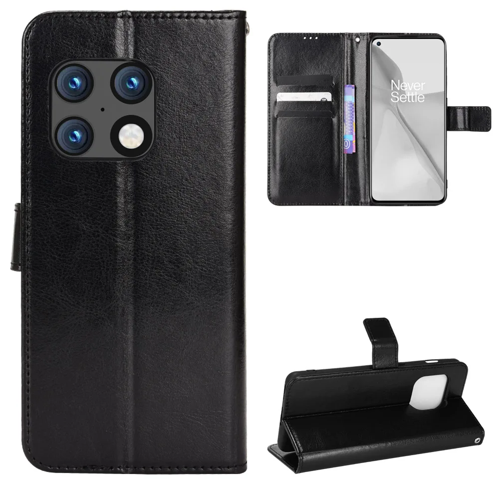 Flip Wallet Custodia In Pelle Pu Per Oneplus 10 Pro 5G Custodia Per Cellulare Con Porta Slot Per Schede Per Oneplus 9 9R/Oneplus 9 Pro