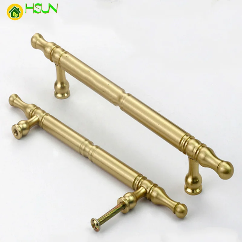 

1 pc Antique gold Door Handles and Knobs brass Drawer Pulls Vintage Kitchen Cabinet Handles and Furniture Handles Hardware