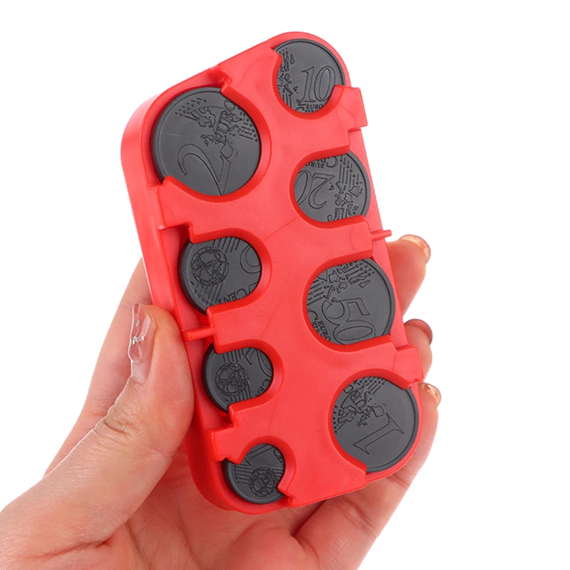 Mini Euro Coin Dispenser and Wallet Organizer