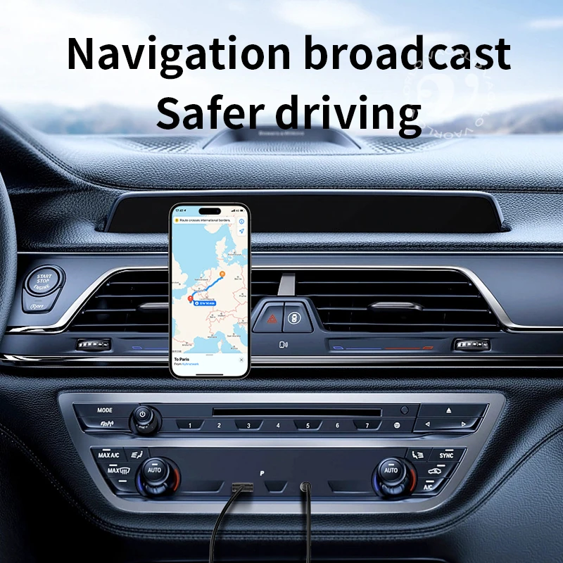 Bluetooth Adapter Bluetooth Audio Receiver Bluetooth Transceiver Adapter Audio Adapter Bluetooth Aux Adaptor New Upgrades Bluetooth 5.5 Audio Receiver USB To 3.5mm AUX Car Wireless Music Adapter With MIC For Car Kit Speaker BT Transmit