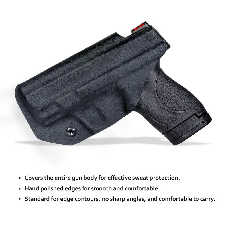 

Kydex IWB Gun Holster Case for Smith & Wesson M&P Shield 2.0 9mm .40 S&W Pistol Holster Concealed Carry with 9mm Magazine Pouch