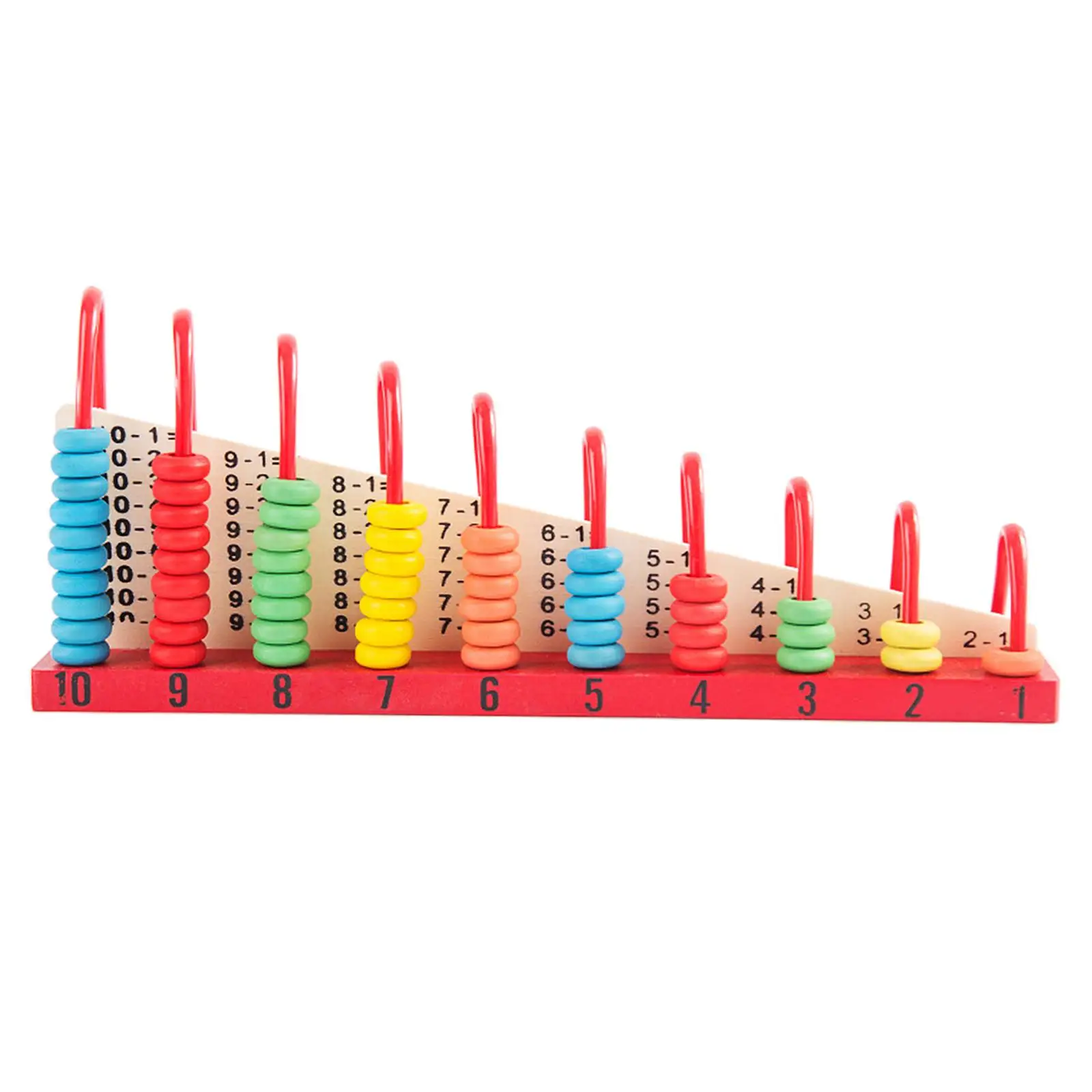 Add Subtract Abacus with Beads Develops Motor Skills Math Teaching Tool for Kids Preschool Kindergarten Ages 3+ Years Boys Girls