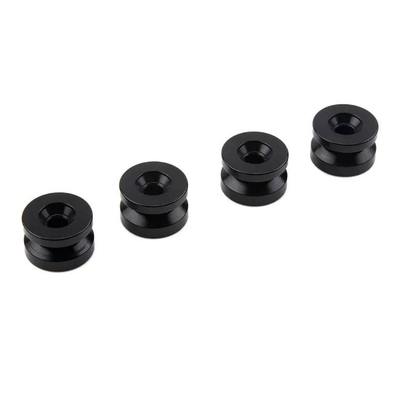 Motorcycle Tail Box 4pcs Universal Motorcycle Rear Luggage Tail Top Box Helmet Trunk Bracket Base Plate Bushing Pad Buckle Spacers