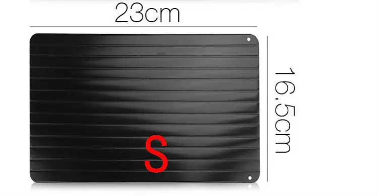1 Pack Freezer Tray Freezer Frozen Food Meat Fruit Tray Plate Thawing Thawing Master Kitchen Gadgets,defrosting tray