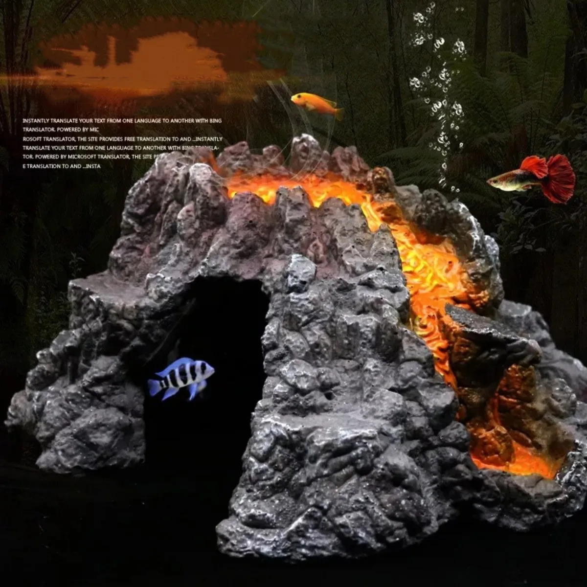 

Декоративный вулканический камень для аквариума Betta