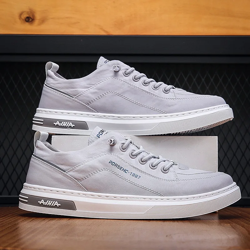 

Sneakers Men Canvas Casual Shoes Breathable Walking Flats Spring Autumn Light Comforable Man Vulcanized Shoes Zapatos De Hombre