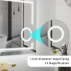 LUVODI LED Mirror Bathroom Wall Mounted 3 Magnifying Mirror for Washroom Toliet Shower Vanity Makeup Shaving Mirrors 5