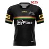 2025 PENRITH PANTHERS MEN'S ALTERNATE RUGBY JERSEY Size:S-5XL ( Print name and number ) 5