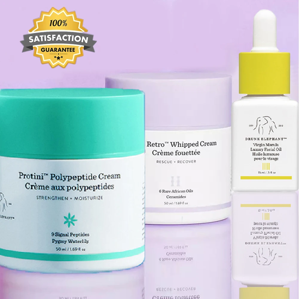 Bêbado Elefante Rosto Skin Care Set Protini Polypeptide Cream