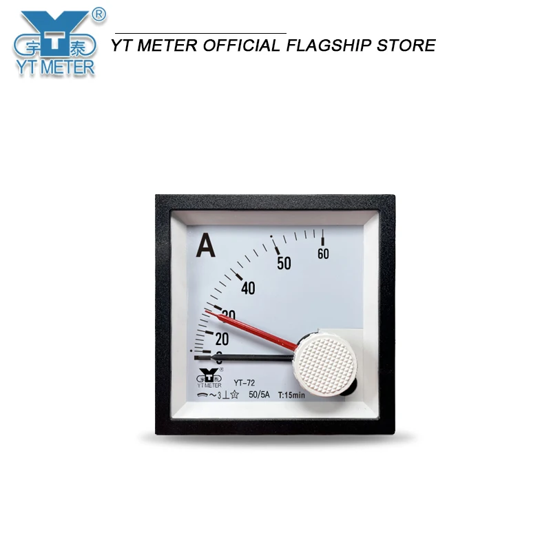 YT72 AC ammeter peak value meter maximum current bimetal structure