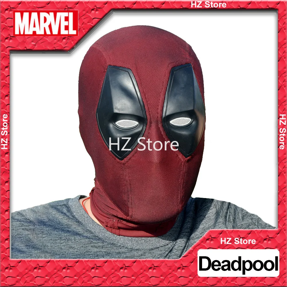 Deadpool Mask Full Head Helmet Cosplay Adult Costume Prop Red Helmet Party  Gifts