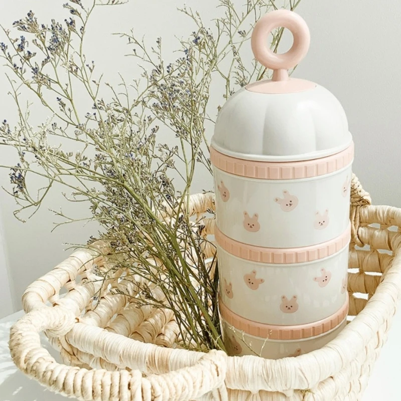 Dustproof Formula Dispenser Infant Milk Powder Box On-the-Go Case Travel Gear 066B milk powder storage box