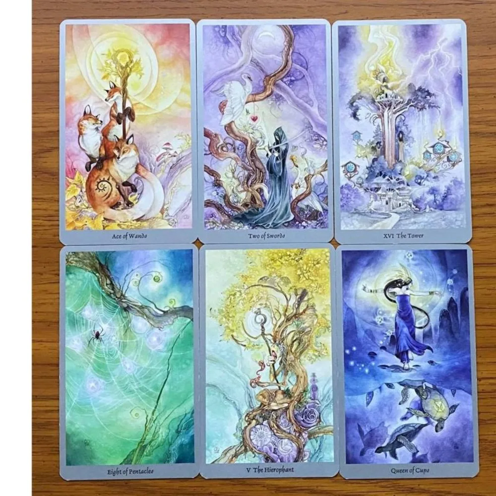 10.3*6cm Divination tarot Shadowscapes Tarot Deck Witch Divination Fate Fortune Telling Card Family Friend 6