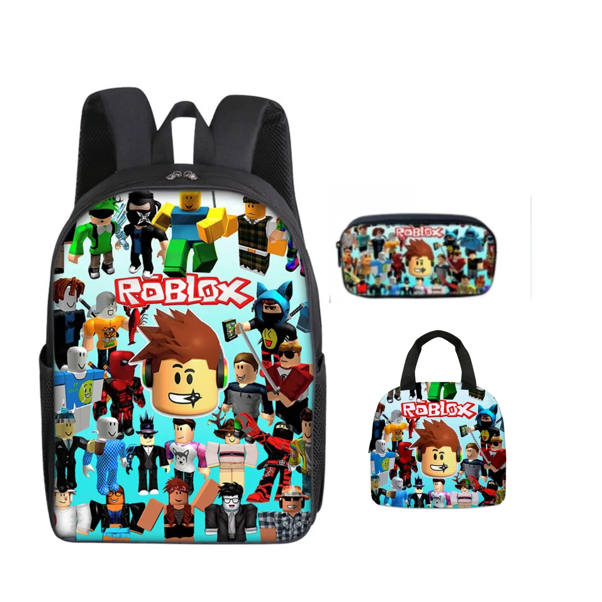 

Новые периферийные устройства для игр Roblox, детский спортивный рюкзак, сумка на плечо с молнией для улицы, красивые модные аксессуары