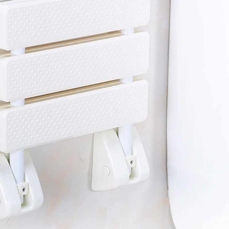 De Douche Metal Stool Platform Chair Portable Folding Stools Bathroom Cabinet Washbasin Mobile Stepping Chaise Adults Footrest