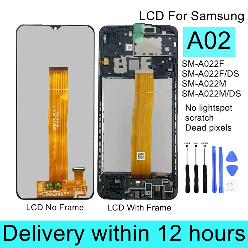 Original New For Samsung Galaxy A02 LCD Display SM A022M/DS SM A022G SM ...
