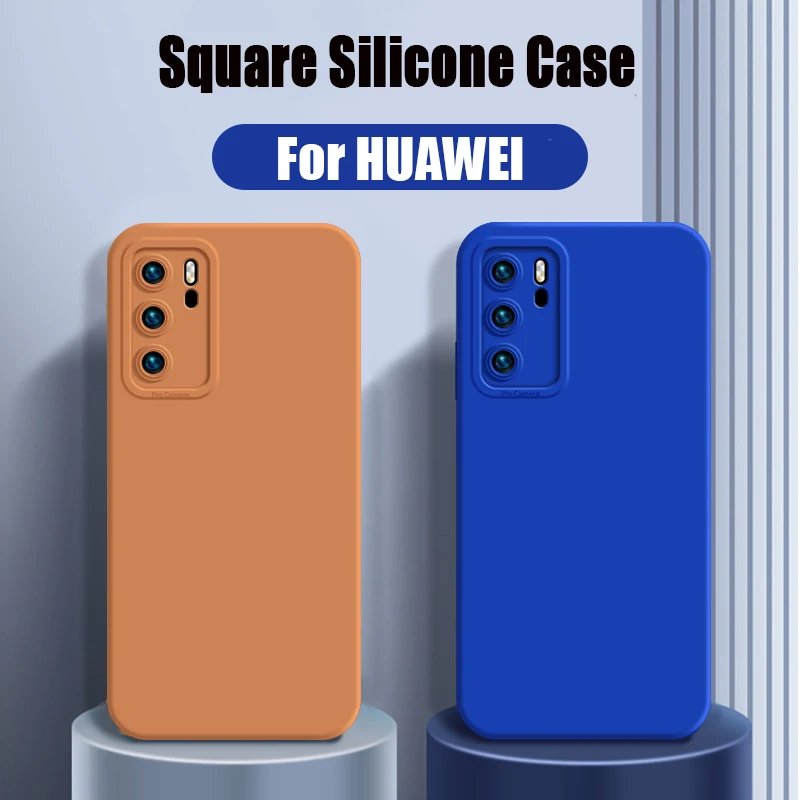 For Huawei P30 P40 Lite P50 Pro Honor 50 30 20 9X Pro Y9 Prime 2019 P Smart 2021 Case Camera Lens TPU Silicone Soft Cove_voghion.com