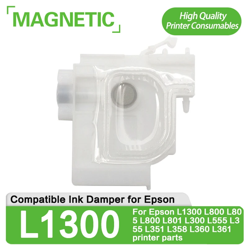 

Демпфер белых чернил, совместимый с Epson L1300 L800 L805 L800 L801 L300 L555 L355 L351 L358 L360 L361, 20 шт.