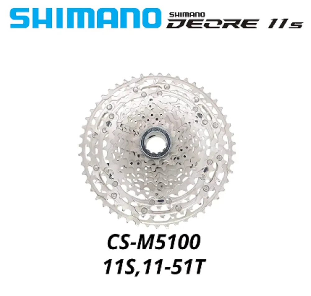 Bicycle Cassette Shimano Deore CS M5100 11 Speed 11-51T 11S 42T For Mountain Bike