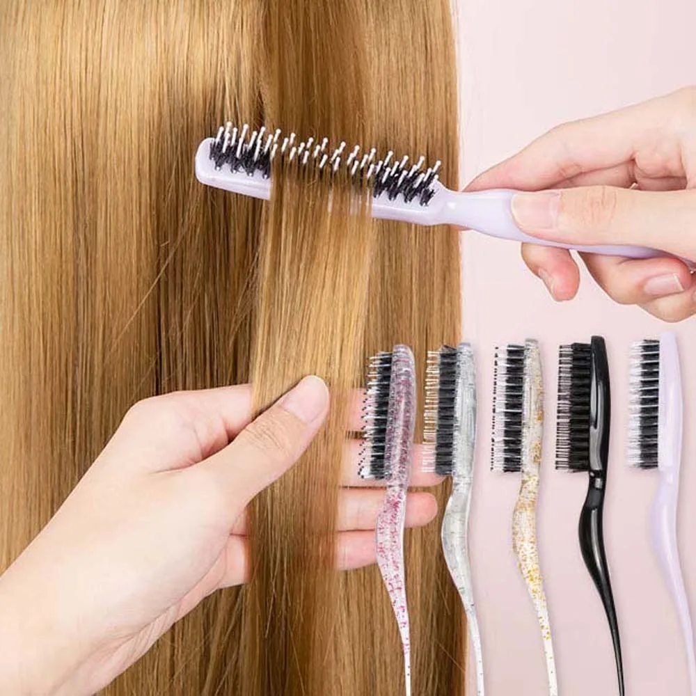 

Women Hairdressing Comb Brush Hair Comb Tool Teasing Back Brush Hair Styling Salon Supply Fluffy Curly Hair Comb
