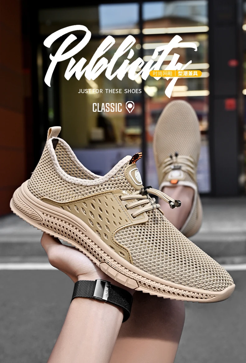 Zapatillas deportivas Clohoo para hombre, negras y transpirables