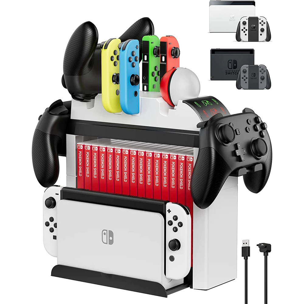 Nintendo Switch 本体+プロコン+ドック Nintendo Switch 本体 ドック 充電器 社外プロコンセット