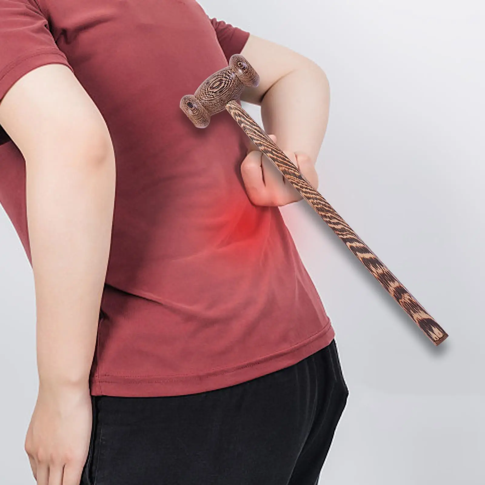 wooden back Massager Hammer Tapping Relaxing Percussion Durable for Neck Waist