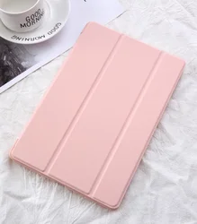 Premium Magnetic Smart Sleep Case - Soft Silicone Cover for MatePad T10 9.7inch (Pink)