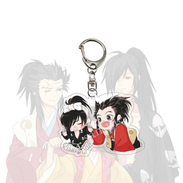 1Pcs New Anime Dororo Hyakkimaru Cosplay Charm Keyring Acrylic Keychain  Phone Pendant