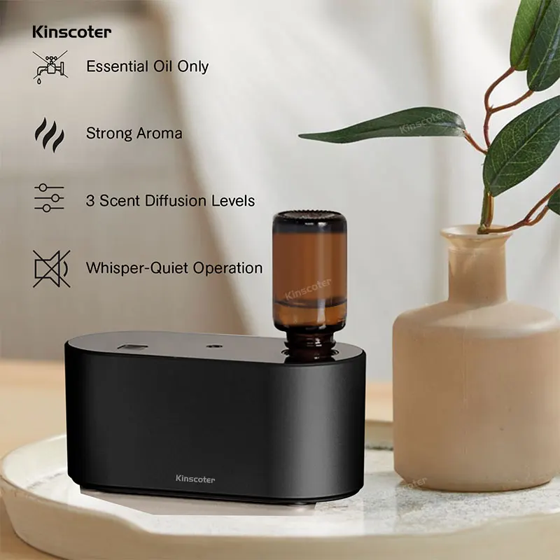 Mini Difusor de Fragrância de Óleo Puro Máquina de Aromaterapia Indução Automática Difusor de Aroma Fofo Portátil Usb para Quarto e Escritório 2000mah