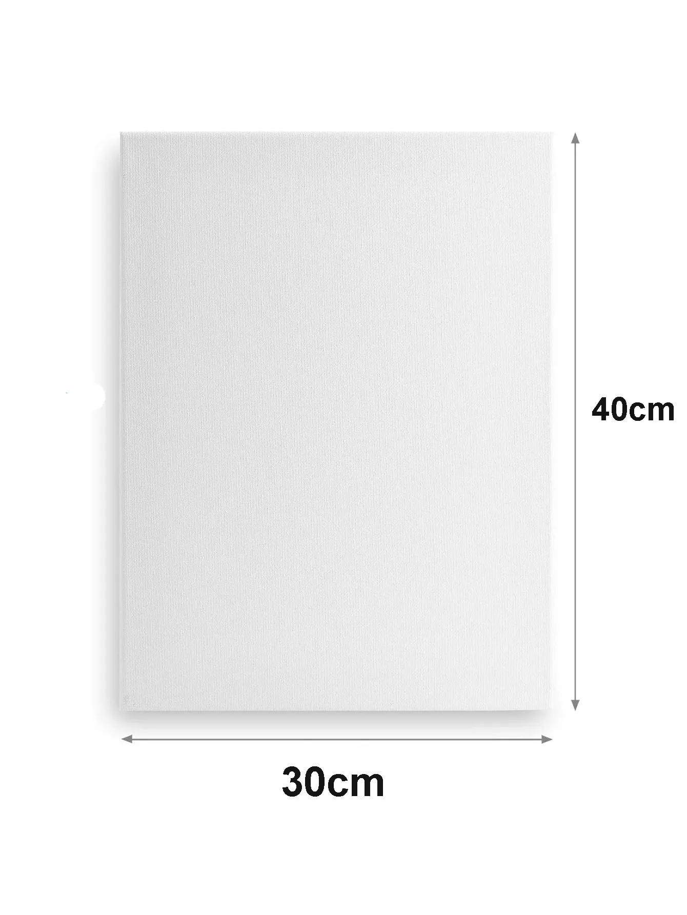 Bview 아트 100% 코튼 280g 블랭크 스트레치 캔버스 오일 아크릴 및 붓기 아트, 30x40cm, 2 개