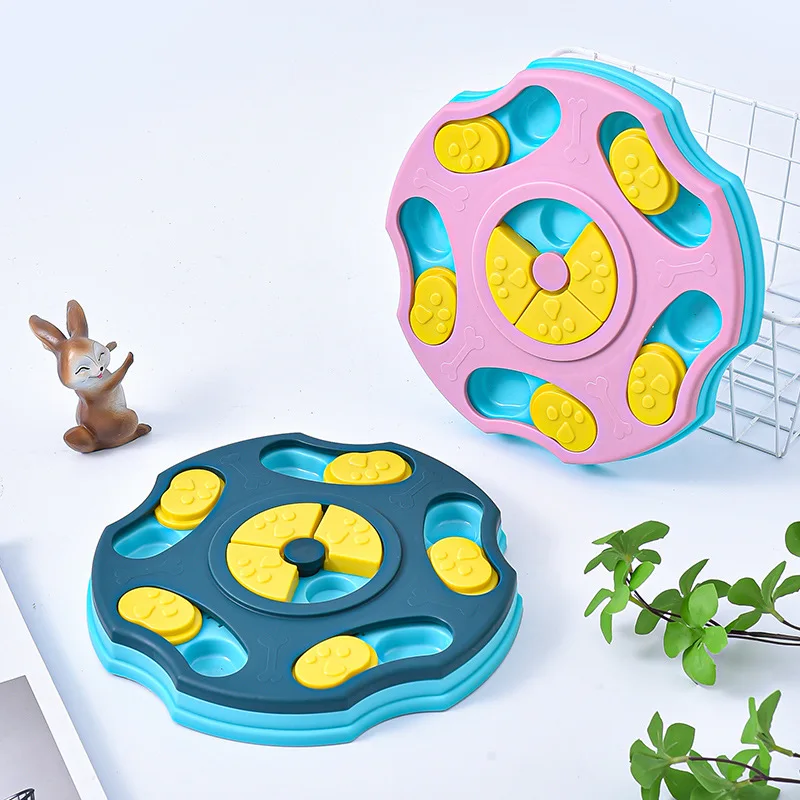 Anti-Choking Interactive Puzzle Toy for Slow Dispensing Feeding