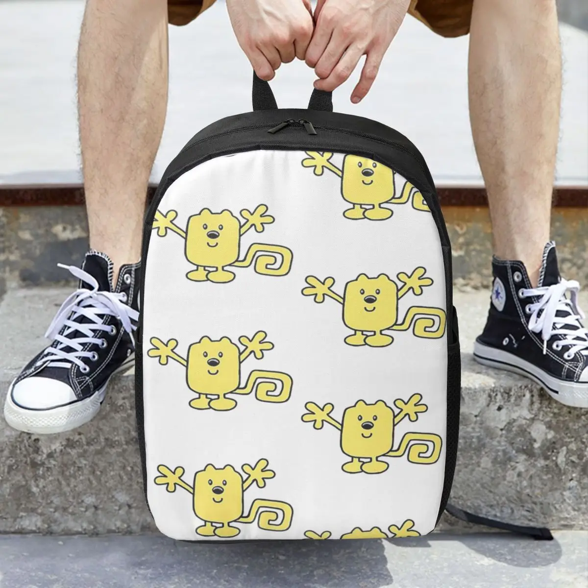 Wow Wow Wubbzy Backpack Woman Backpacks Boys Girls Bookbag Casual