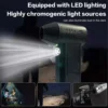 STONEGO 6000mAh Rechargeable 3-Speed Air Duster - 110000RPM Electric Cordless Jet Dry Blower with LED Light, Powerful Cleaning 4