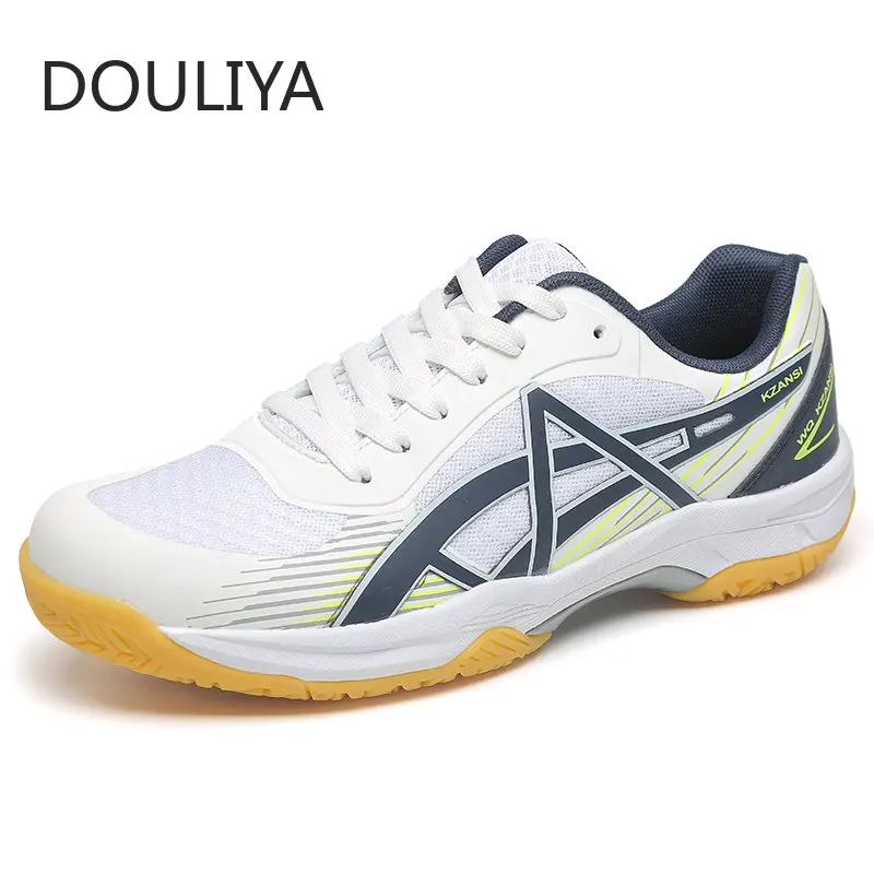 DOULIYA Badminton Shoes Men Breathable Volleyball Sneakers Tennis Shoes Women Sneakers Anti-Slippery Sports Footwear