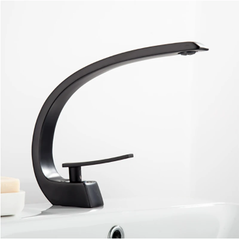 Bathroom Faucet Cold Hot Water Mixer Sink Tap Deck Mounted bathroom faucet