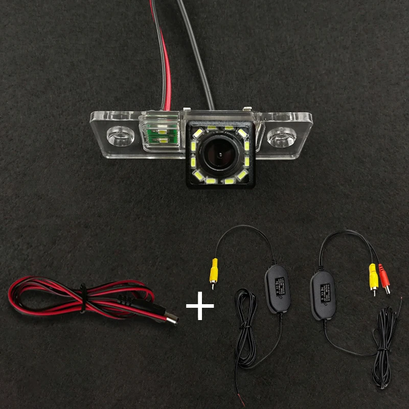 Rear Camera Rear View Camera Front and Rear Cameras For VW Touareg Passat Tiguan Polo Golf Skoda Fabia Porsche Cayenne HD Wireless Car CCD Rear Camera Fisheye 8 12 led dynamic