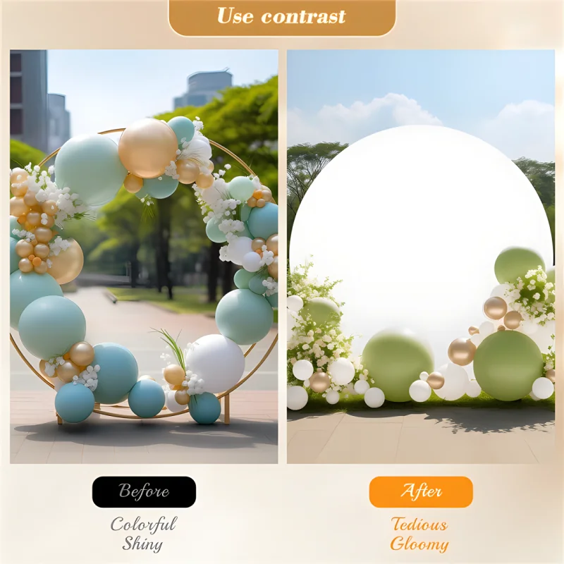 

6/6.5/7.2/7.5FT Round stand cover Background cloth cover for Wedding Festival party Decor