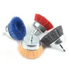 SIFANG 75mm Nylon Cup Brush Wood Polishing Wire Wheel Brush With Hexagonal Shank Abrasive Rust Removal Drill Rotary Tool Brush 2
