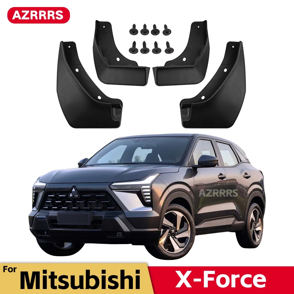

брызговик Для Mitsubishi XFORCE X Force 2024 автомобильных крыльев Передние Задние Брызговики Автоаксессуары