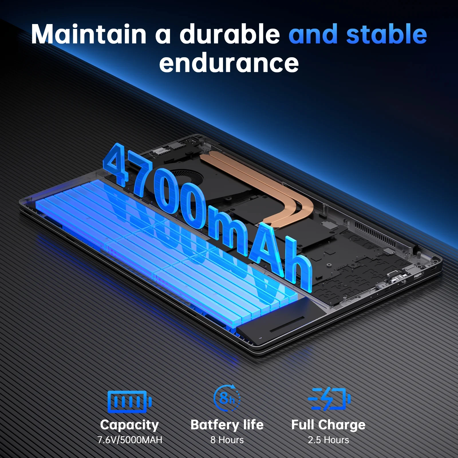 ACEMAGIC TX15 Notebook N150 16GB RAM 512GB SSD 15.6 Inch Laptop Full HD 1920*1080 Windows 11 Pro 4700MAH Computer 5
