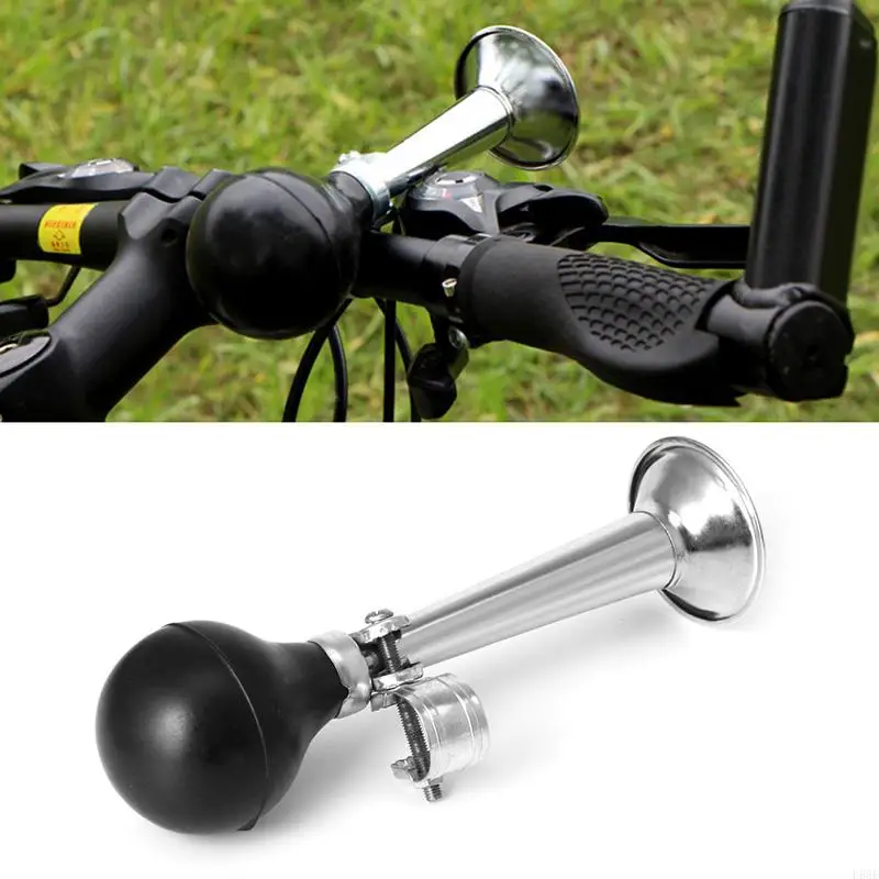 F68F Bike Cycling Retro Metal Air Horn Hooter Bugle Trumpet Honking Bulb