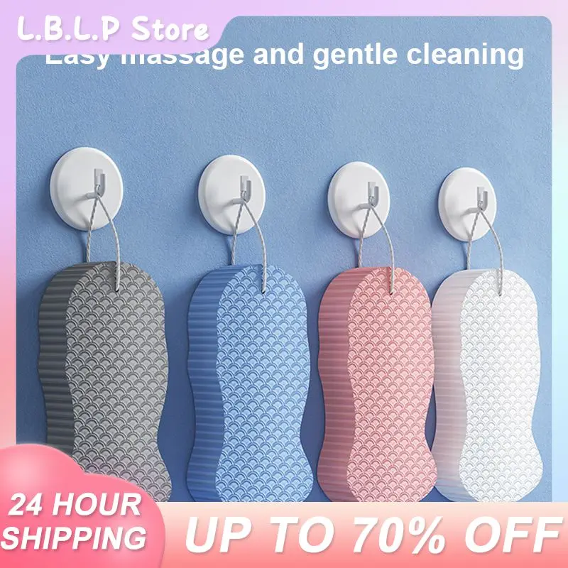 

Утолщенная высокоэластичная 3d Губка для ванны, глубоко очищающая хлопковая губка для ванны, губка высокой плотности, отшелушивающие губки для ванны