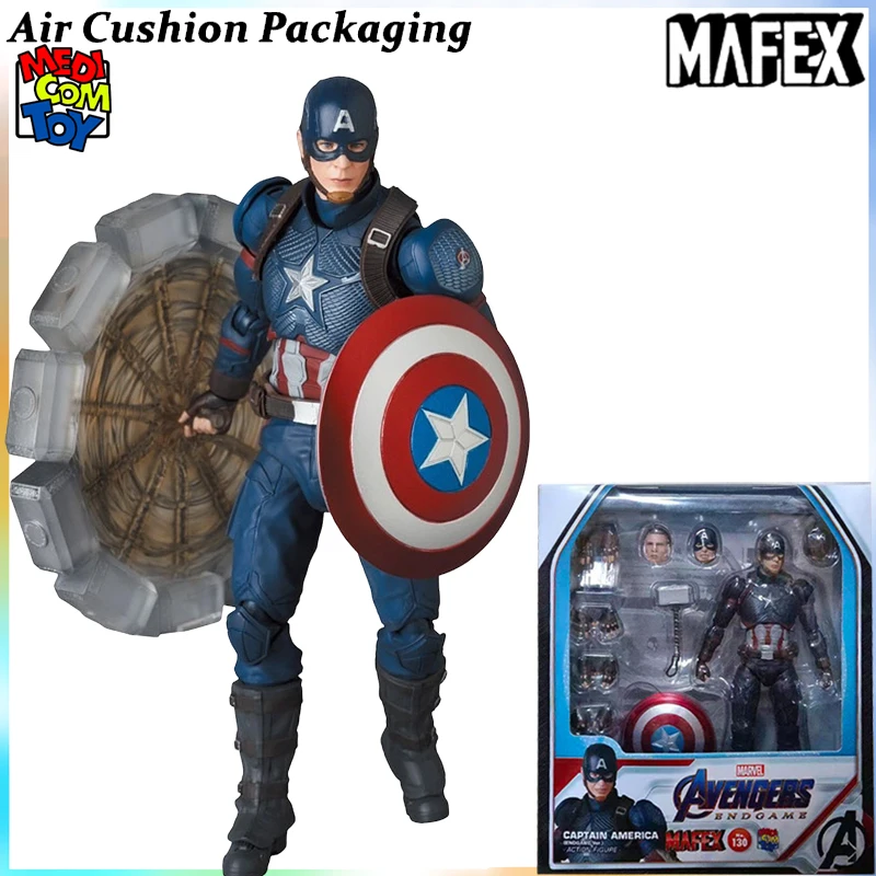MAFEX | Shop] Hobby & [Character AmiAmi No.130 フィギュア キャプテン・アメリカ MAFEX No.130 CAPTAIN MAFEX アメコミ