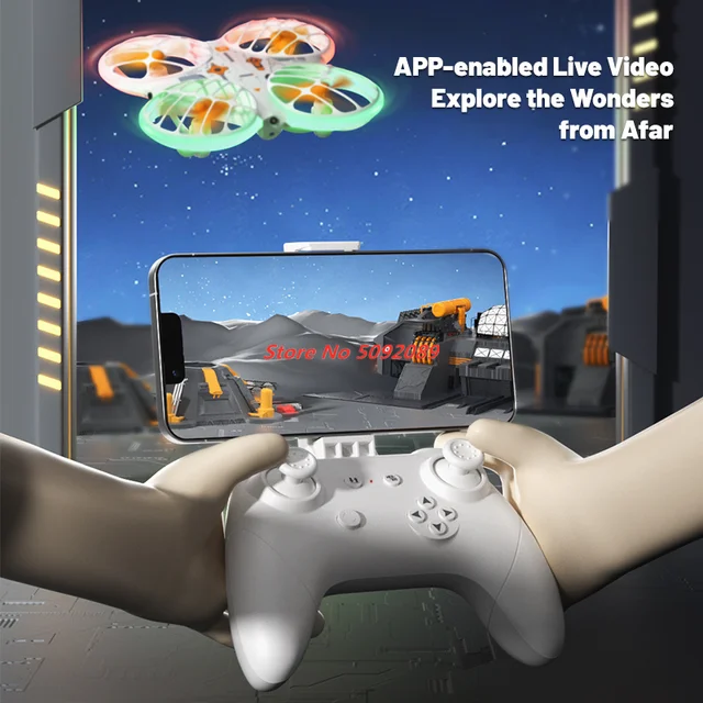 Intelligent Obstacle Avoidance Drones With 4K HD Camera Mini Drone Led Light Foldable Quadcopter Dron Toy Boy Kid RC Gifts Toys 4